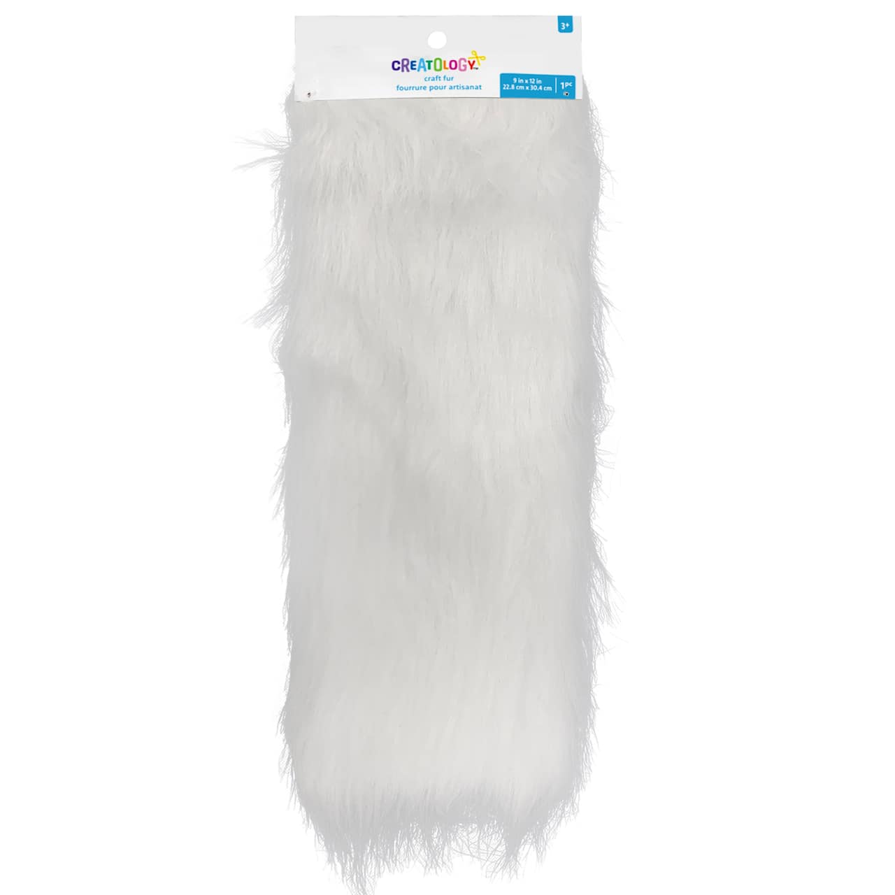 12 Pack: White Craft Faux Fur by Creatology&#x2122;